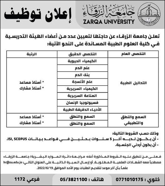 جامعة الزرقاء